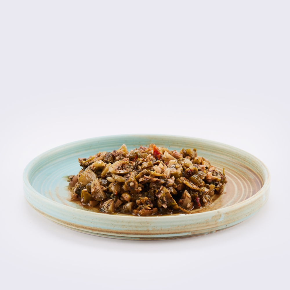 Izgara-Zeytin-Salatasi.jpg Izgara Zeytin Salatası 100 Gr - Görsel 1