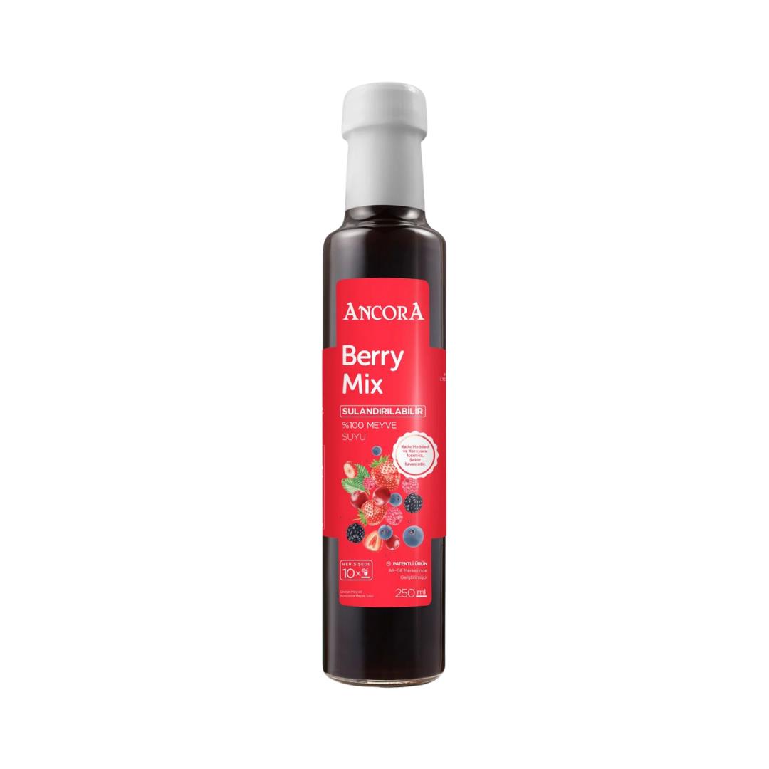 ancora-berry-mix-250-ml-4614.jpg Ancora Berry Mix Konsantre Meyve Suyu 250 Ml - Görsel 1