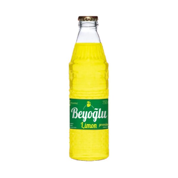 Beyoğlu Premium Limonlu ve Naneli Doğal Zengin Mineralli Gazlı İçecek 250 Ml