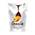 Chocovia Orange Bitter Çikolata Kaplı Portakal Draje 90 Gr