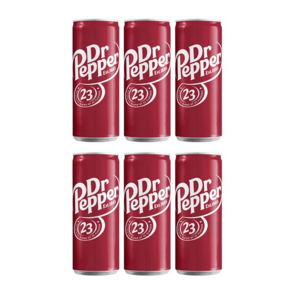 Dr Pepper Karışık Aromalı Gazlı İçecek 6 x 330 Ml