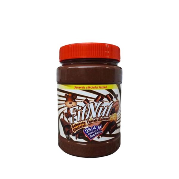 Fitnut Şeker İlavesiz Çikolatalı Fıstık Ezmesi 800 Gr