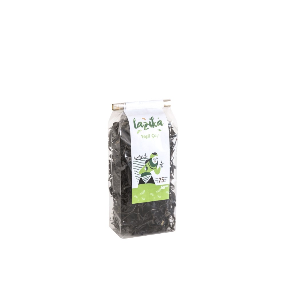 lazika-yesil-cay-50-gr-281.jpg Lazika El Yapımı Yeşil Çay 50 Gr - Görsel 1