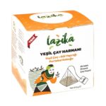 Lazika Yeşil Çay Harmanı Yeşil Çay Gül Yaprağı Portakal Kabuğu 25 Piramit Poşet