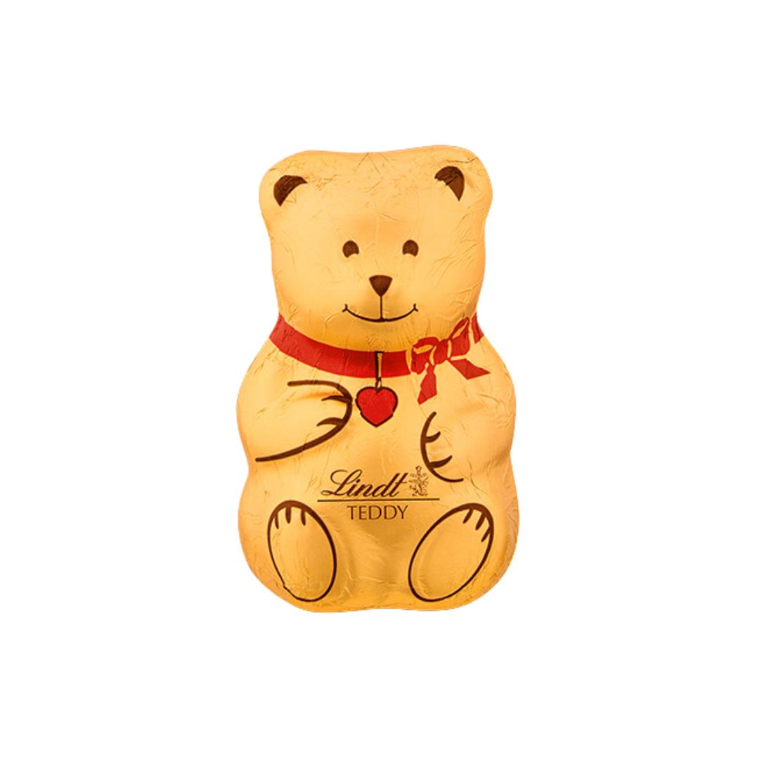 lindt-teddy-40-gr-2938.jpg Lindt Teddy Ayıcık Figürlü Sütlü Çikolata 40 Gr - Görsel 1