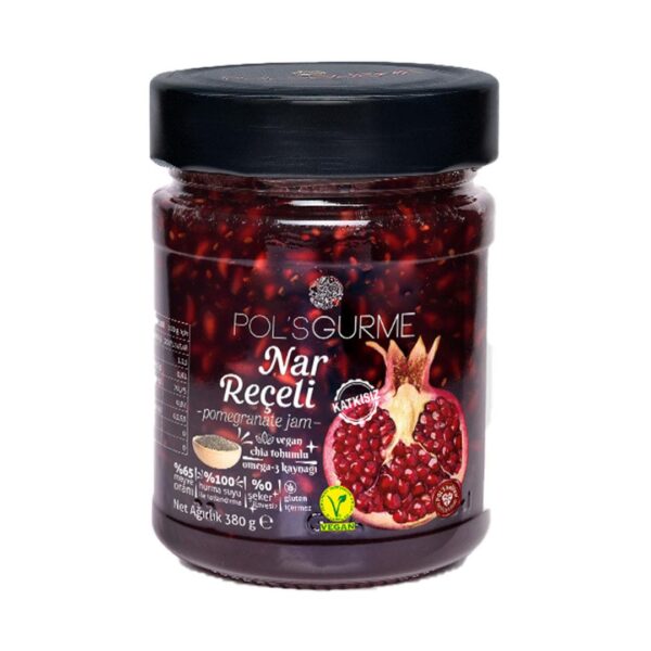 Pol's Gurme Chia Tohumlu Nar Reçeli 380 Gr
