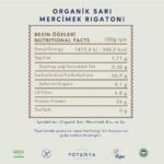 Potamya Organik Sarı Mercimek Rigatoni Makarna 240 Gr - Görsel 2