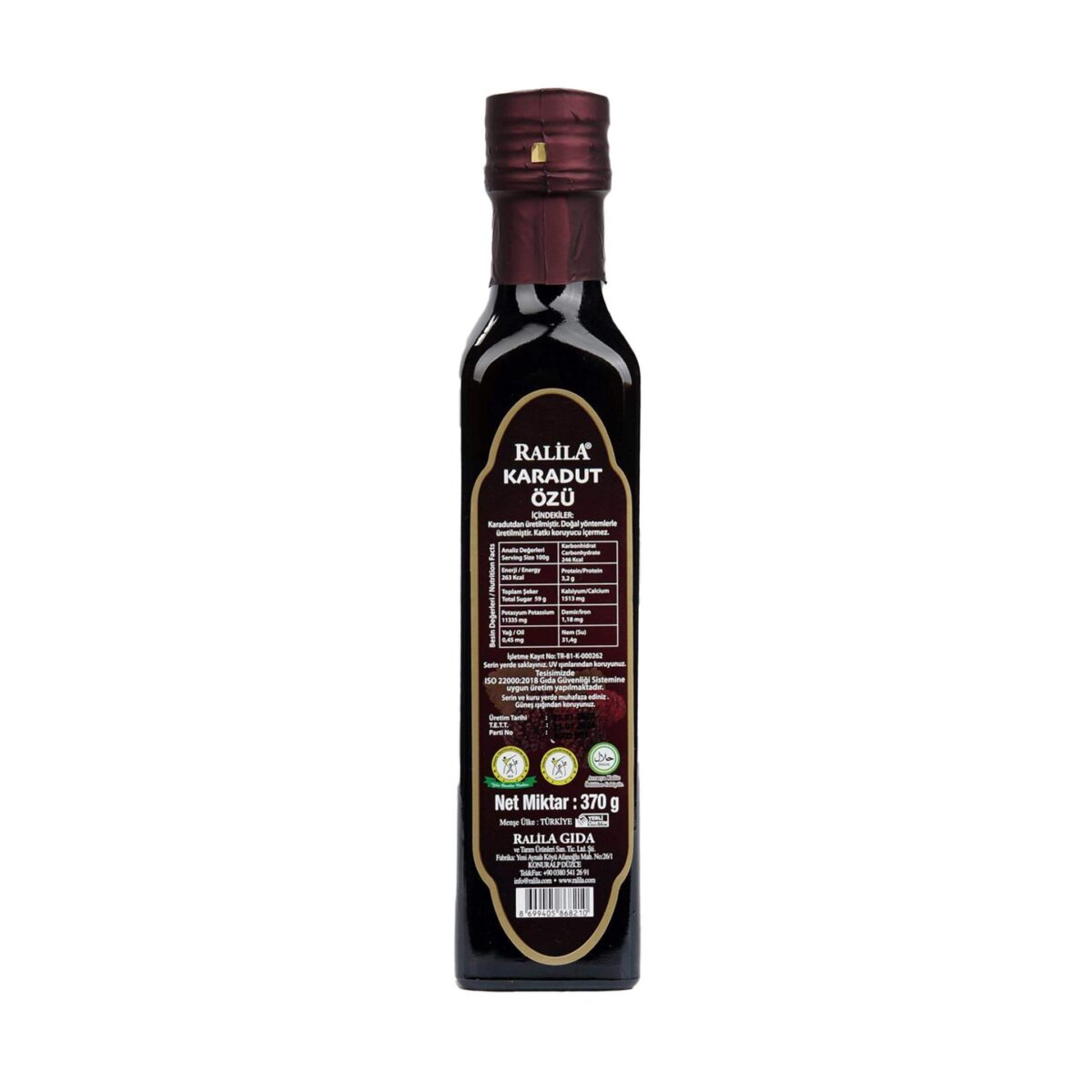 Tyche Ralila Karadut Özü (Katkısız,Koruycusuz) 370 Gr - Görsel 2