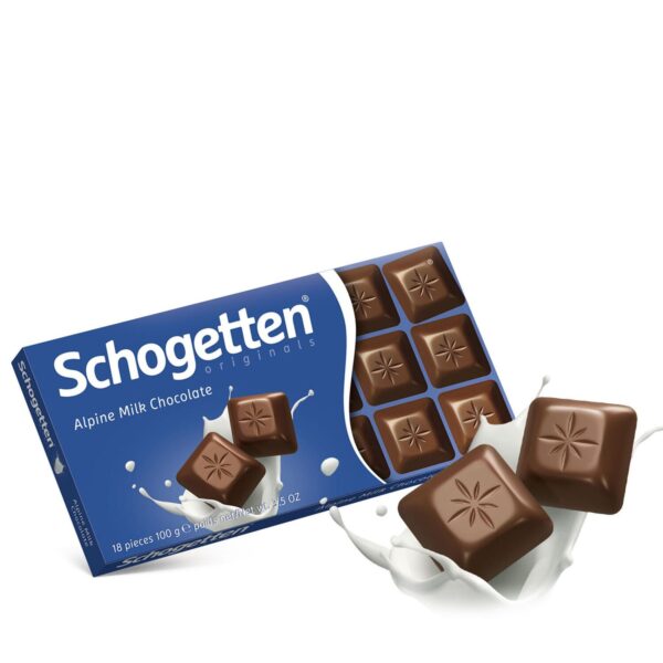 Schogetten Alpine Milk Chocolate 100 Gr