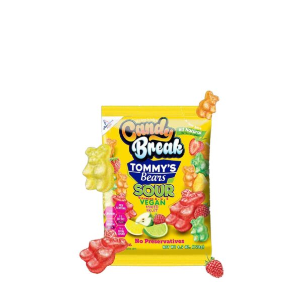 Tommy's Bears Karışık Meyveli Ekşi Yumuşak Şeker 128 Gr
