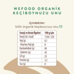 Wefood Organik Keçiboynuzu Unu 320 Gr - Görsel 2
